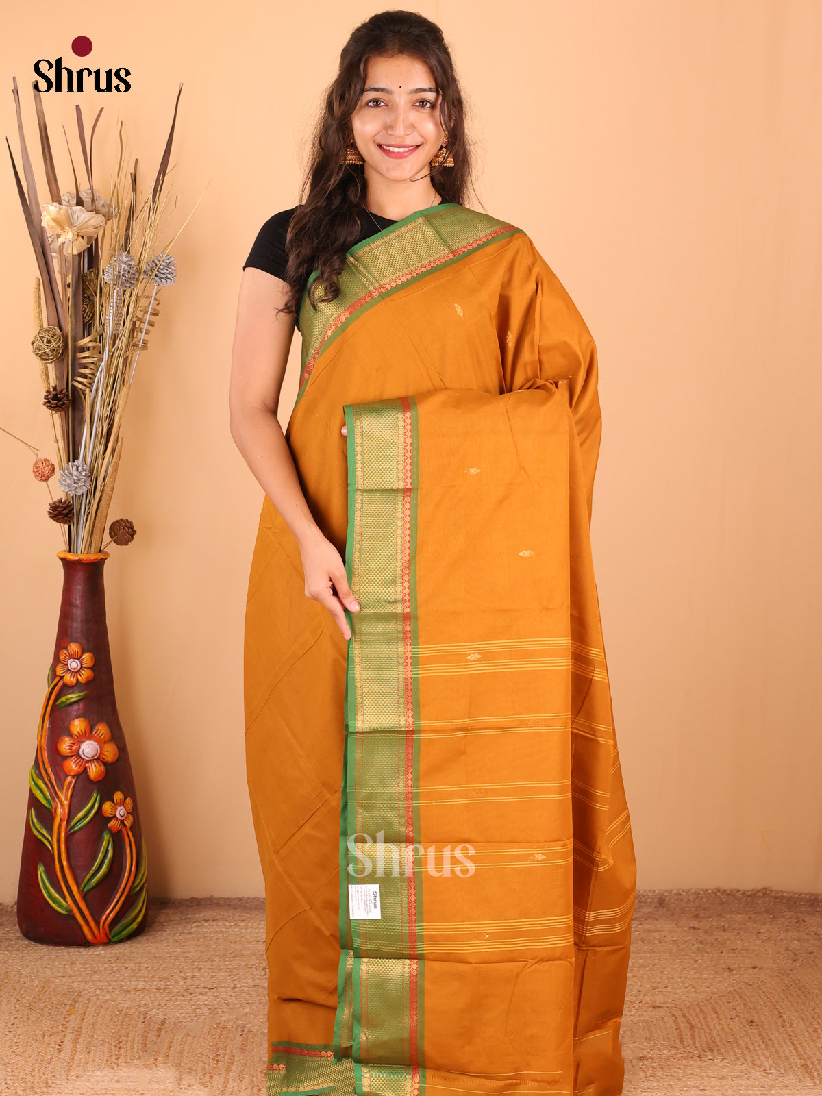 DDS18270 - Chettinad Mix Cotton Saree - Shop on Shrus.com