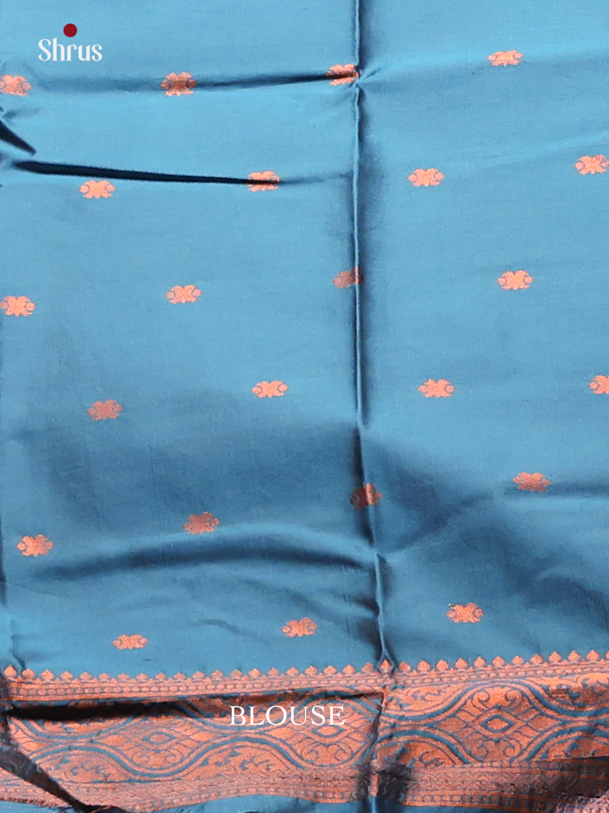 Wine with Blue- Semisoft silk Saree - Shop on Shrus.com