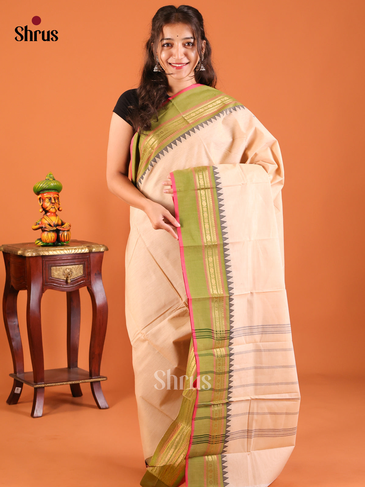 DDS21379 - Chettinad Mix Cotton Saree - Shop on Shrus.com