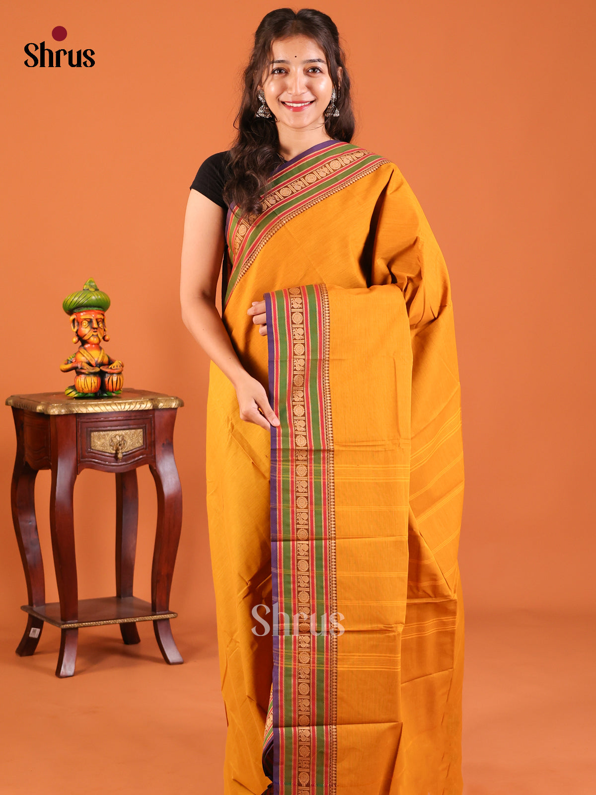 DDS21381 - Chettinad Mix Cotton Saree - Shop on Shrus.com