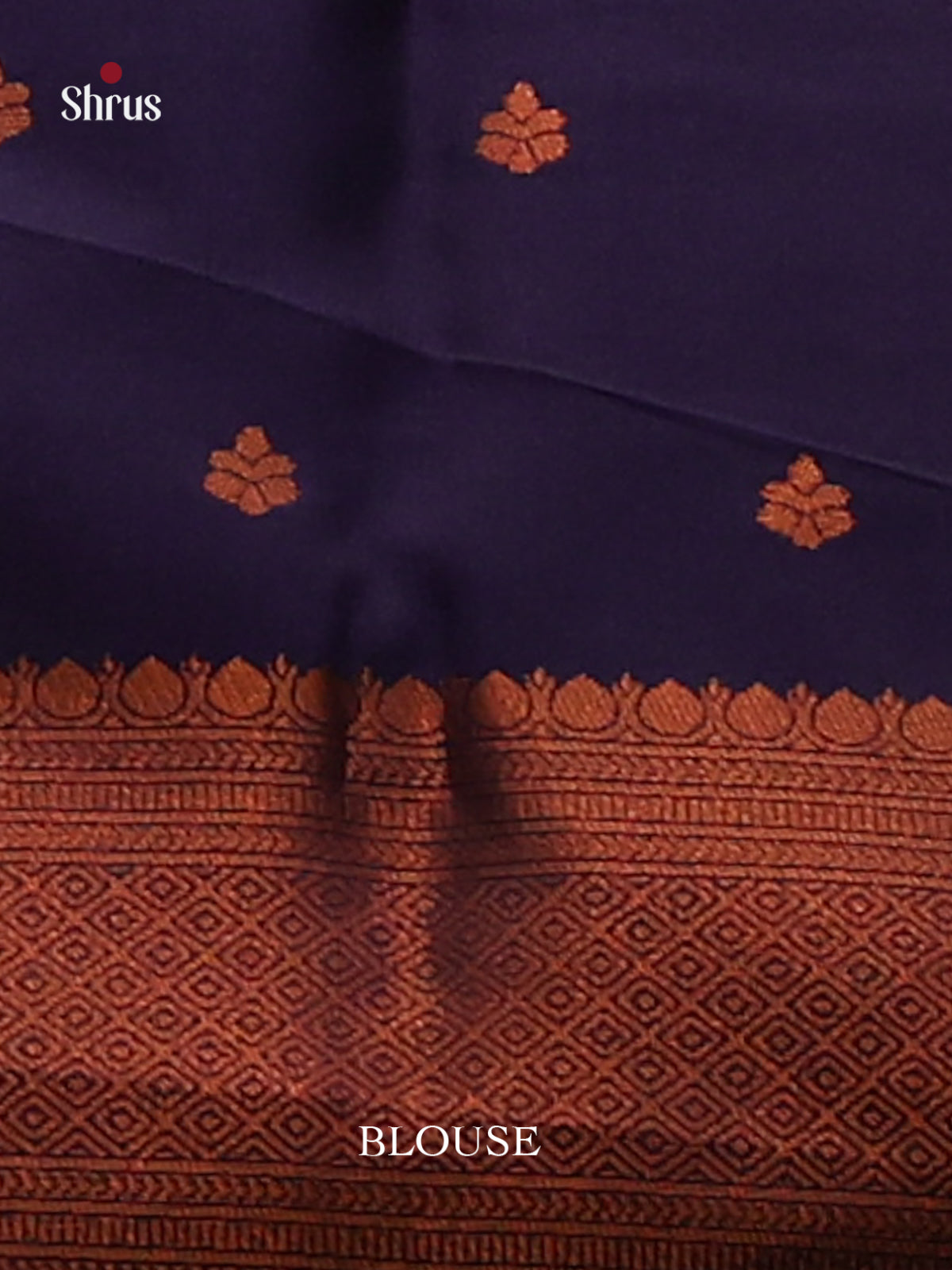 Pastel Blue with Blue - Semisoft silk Saree - Shop on Shrus.com