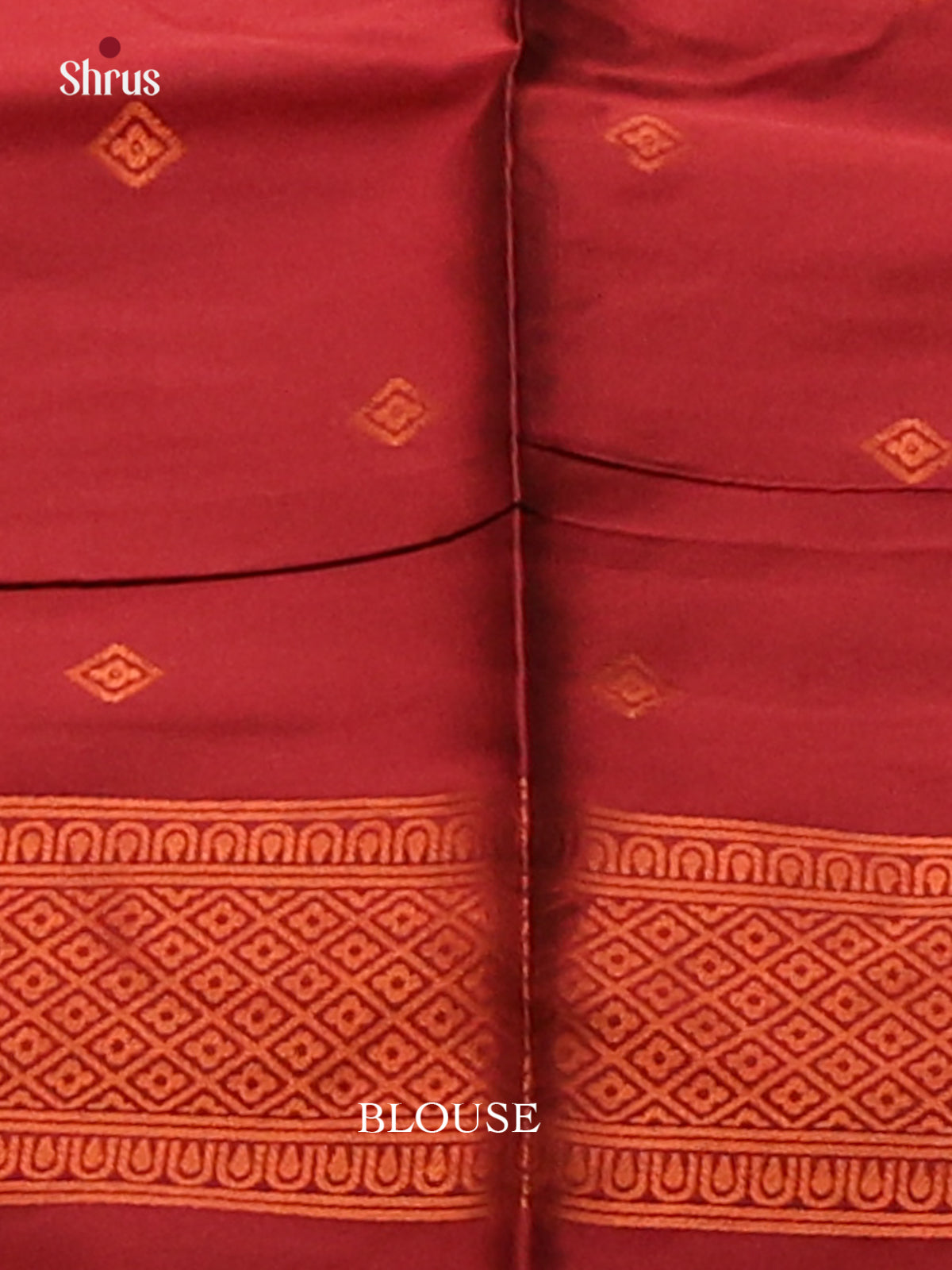 Lavender with Maroon - Semisoft silk Saree - Shop on Shrus.com