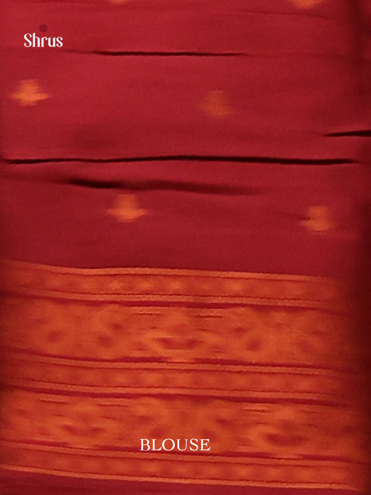Gold with Maroon - Semisoft silk Saree - Shop on Shrus.com