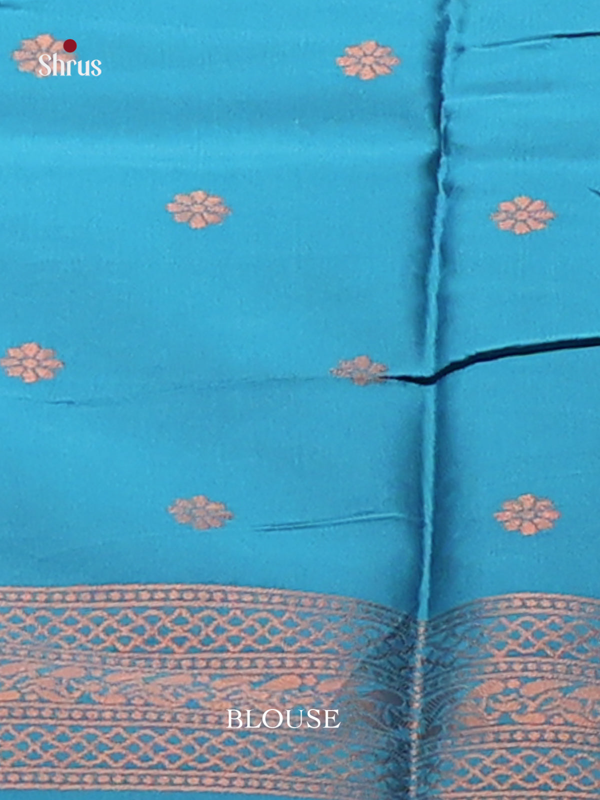 Grey with Blue - Semisoft silk Saree - Shop on Shrus.com