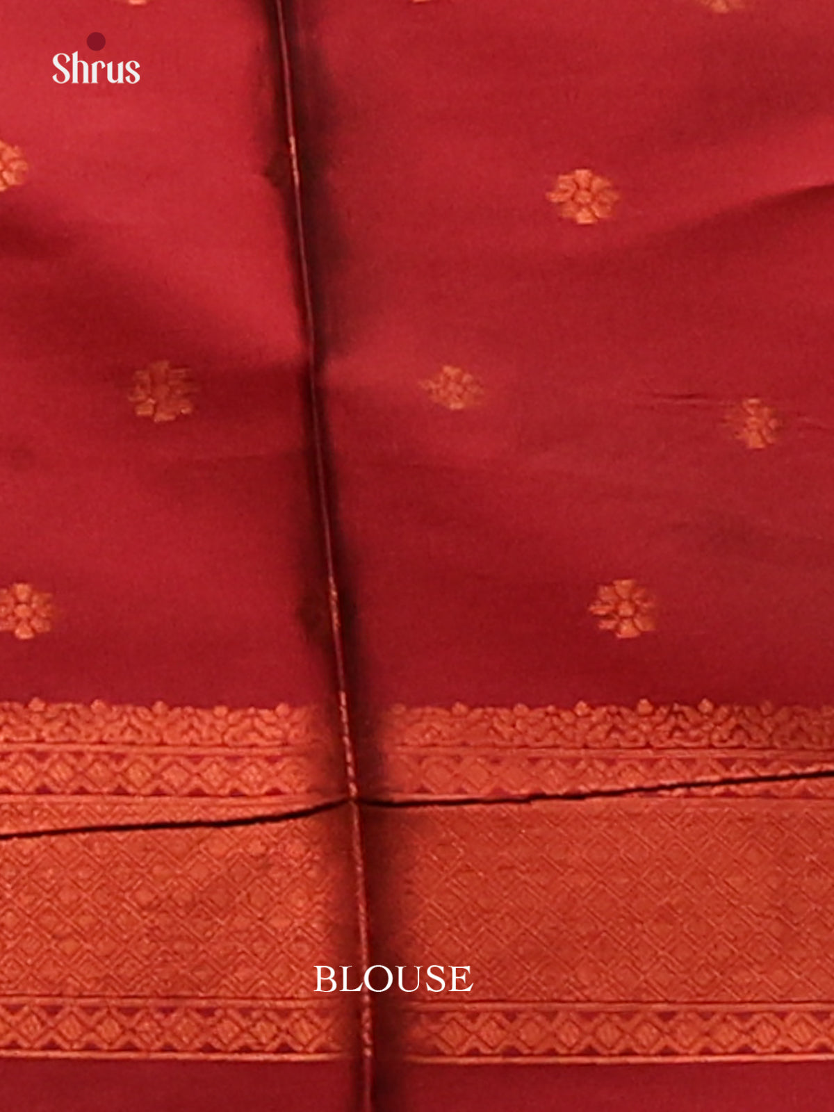 Blue with Maroon - Semisoft silk Saree - Shop on Shrus.com