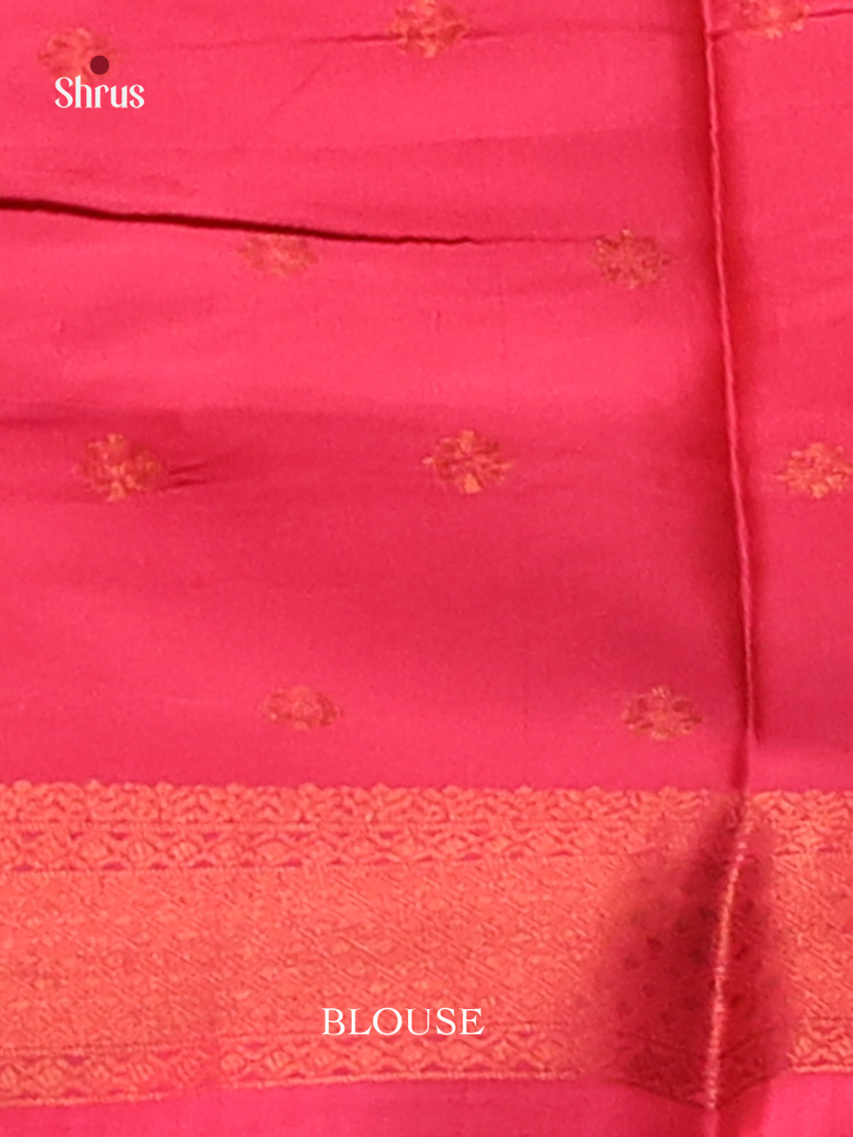 Blue with Maroon - Semisoft silk Saree - Shop on Shrus.com
