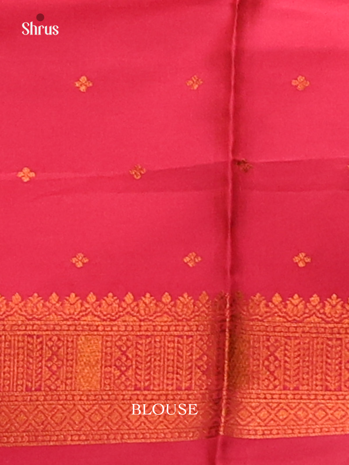 Blue with Maroon- Semisoft silk Saree - Shop on Shrus.com