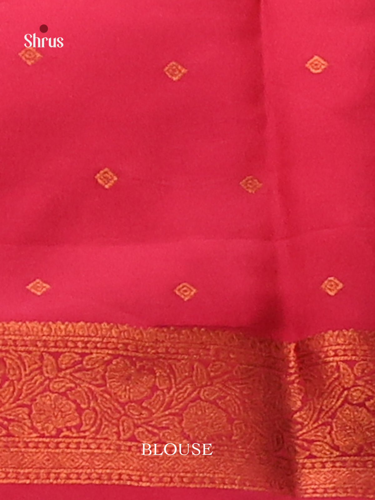 Blue with Maroon - Semisoft silk Saree - Shop on Shrus.com