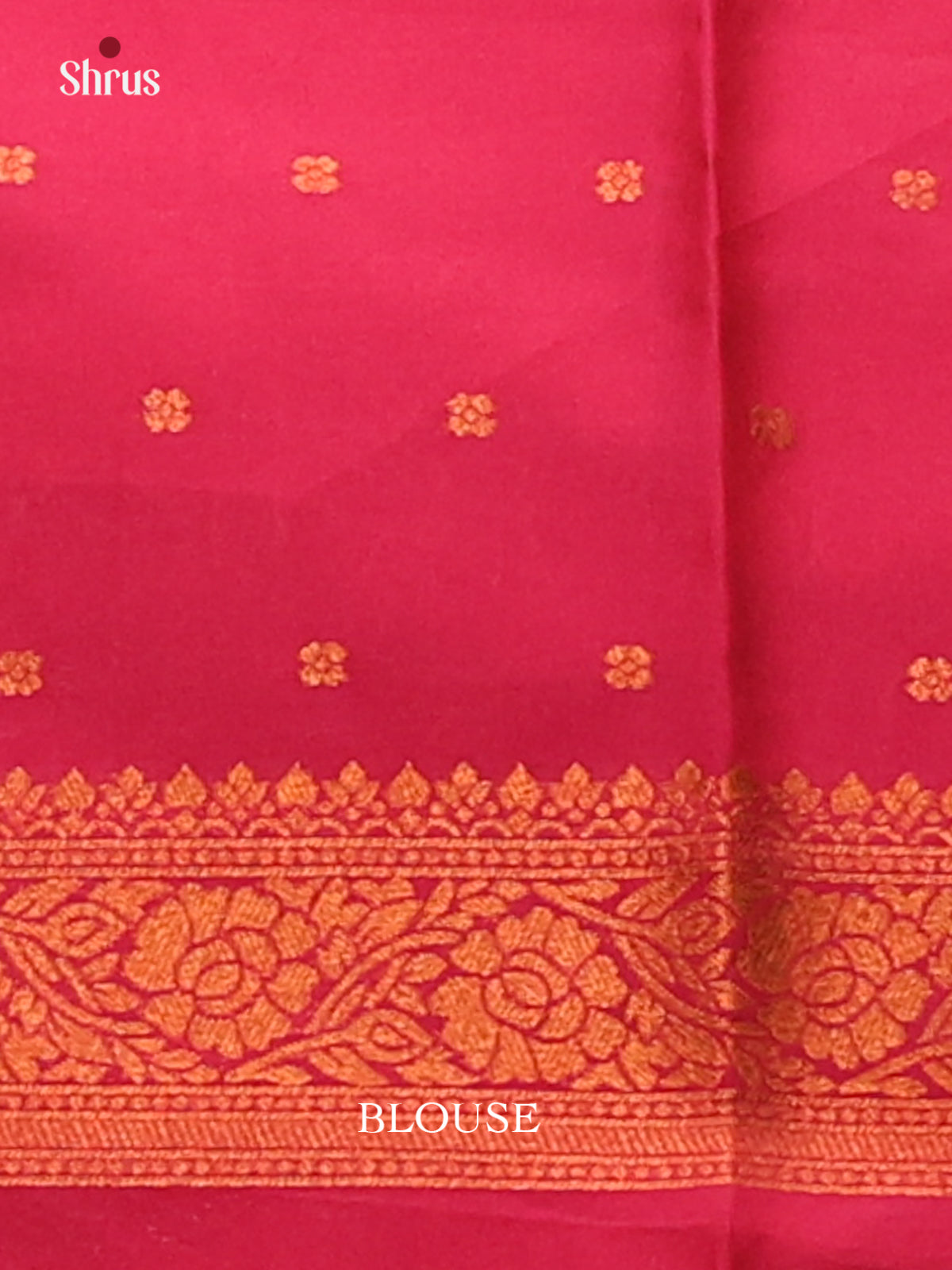 Blue with Maroon - Semisoft silk Saree - Shop on Shrus.com