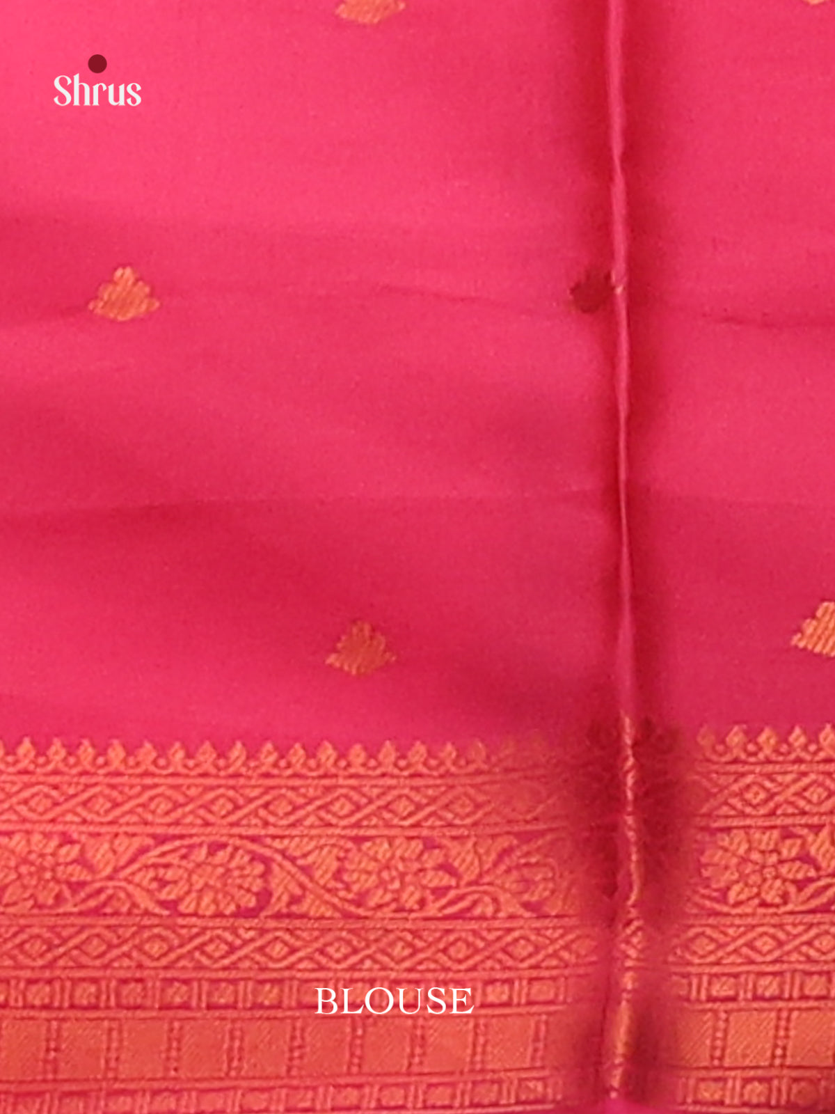 Mustardy Green with Maroon - Semisoft silk Saree - Shop on Shrus.com
