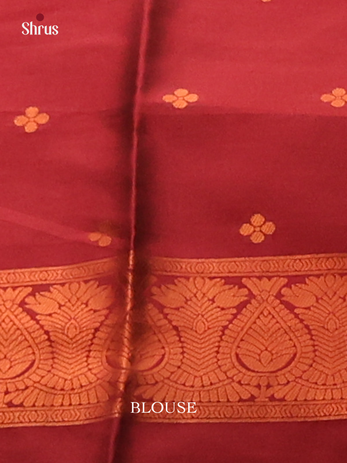 wine with Blue - Semisoft silk Saree - Shop on Shrus.com