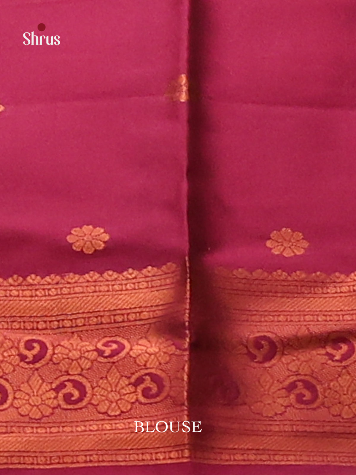 Mustardy Green with Maroon - Semisoft silk Saree - Shop on Shrus.com