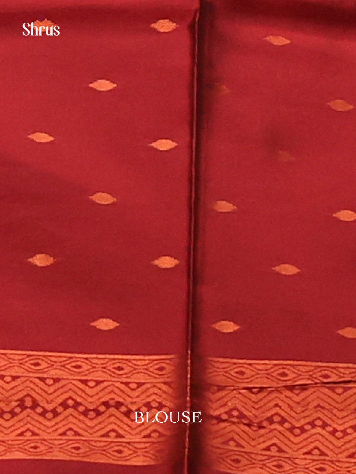 Blue with Maroon - Semisoft silk Saree - Shop on Shrus.com