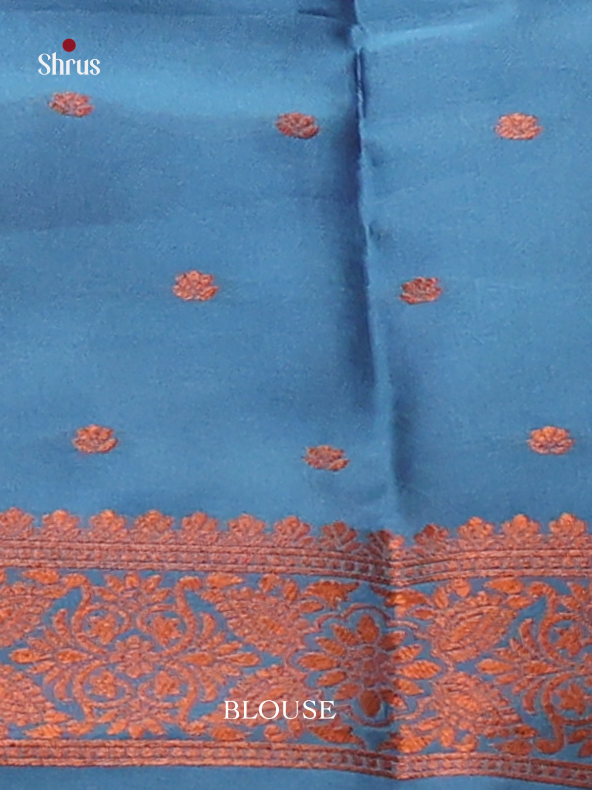 Purple with Blue - Semisoft silk Saree - Shop on Shrus.com