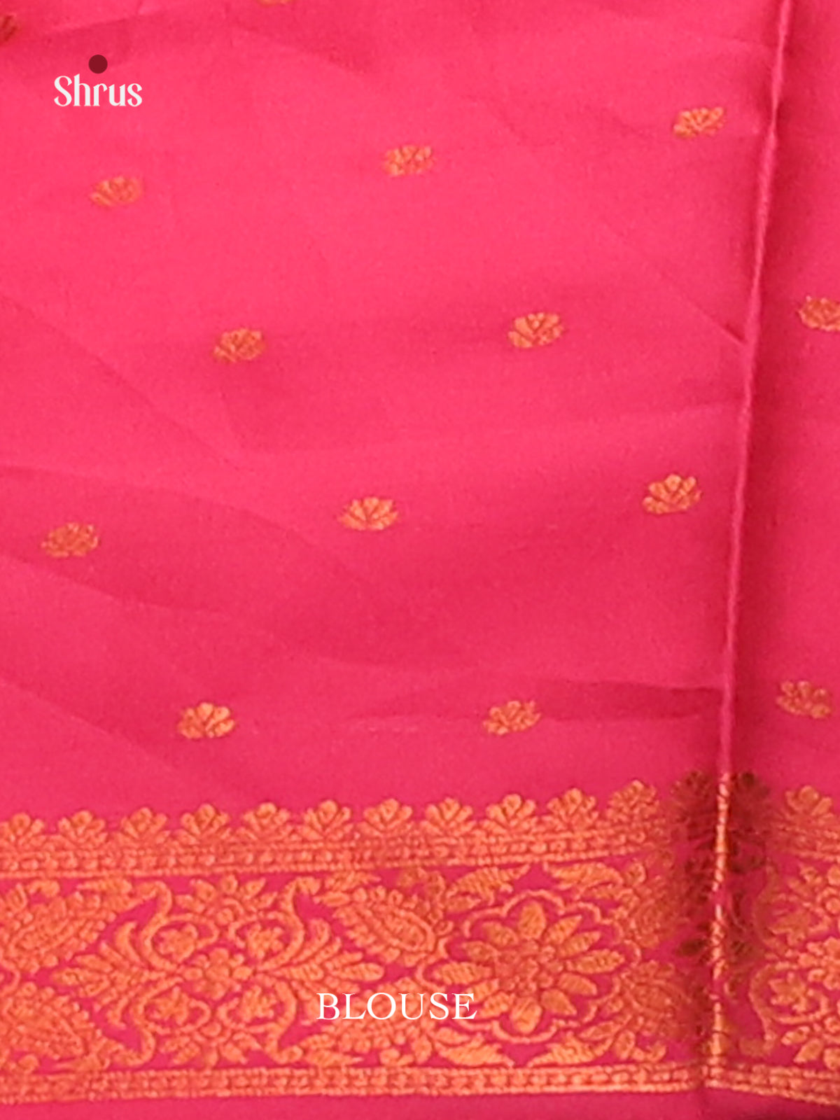 Blue with Maroon - Semisoft silk Saree - Shop on Shrus.com