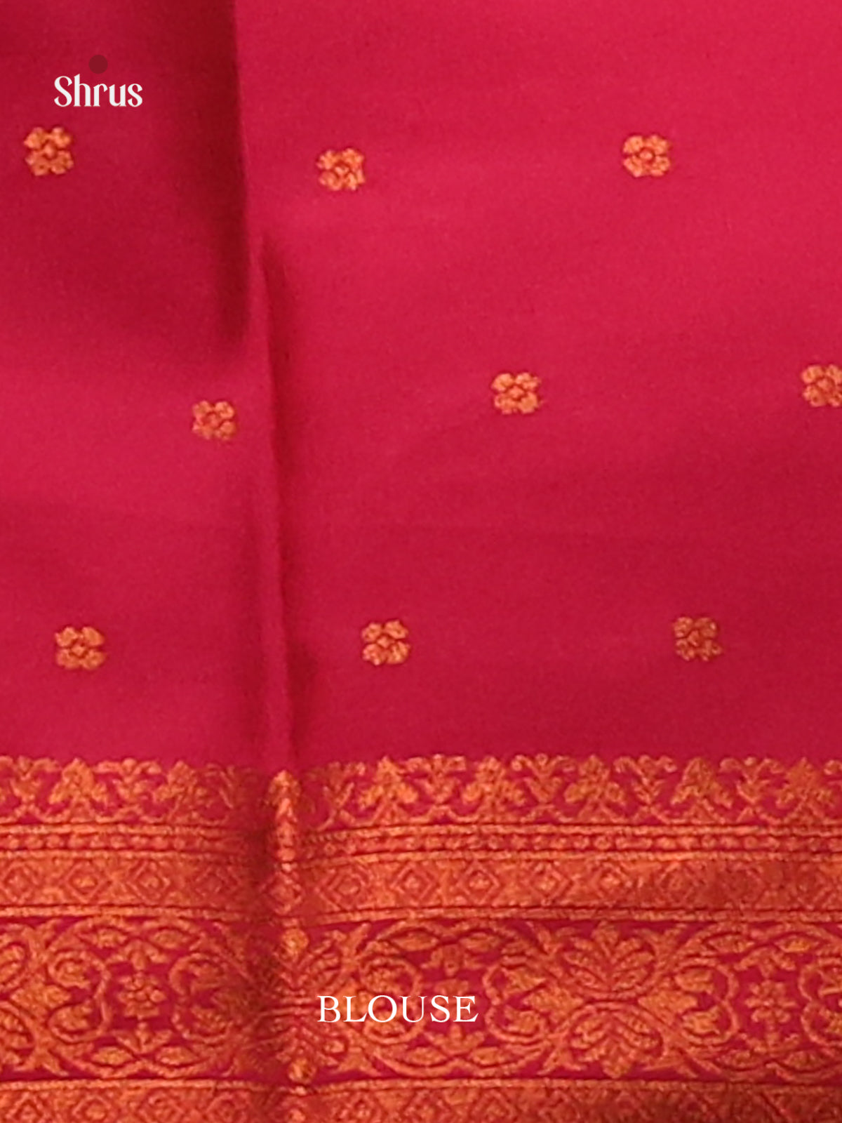 Blue with Maroon - Semisoft silk Saree - Shop on Shrus.com