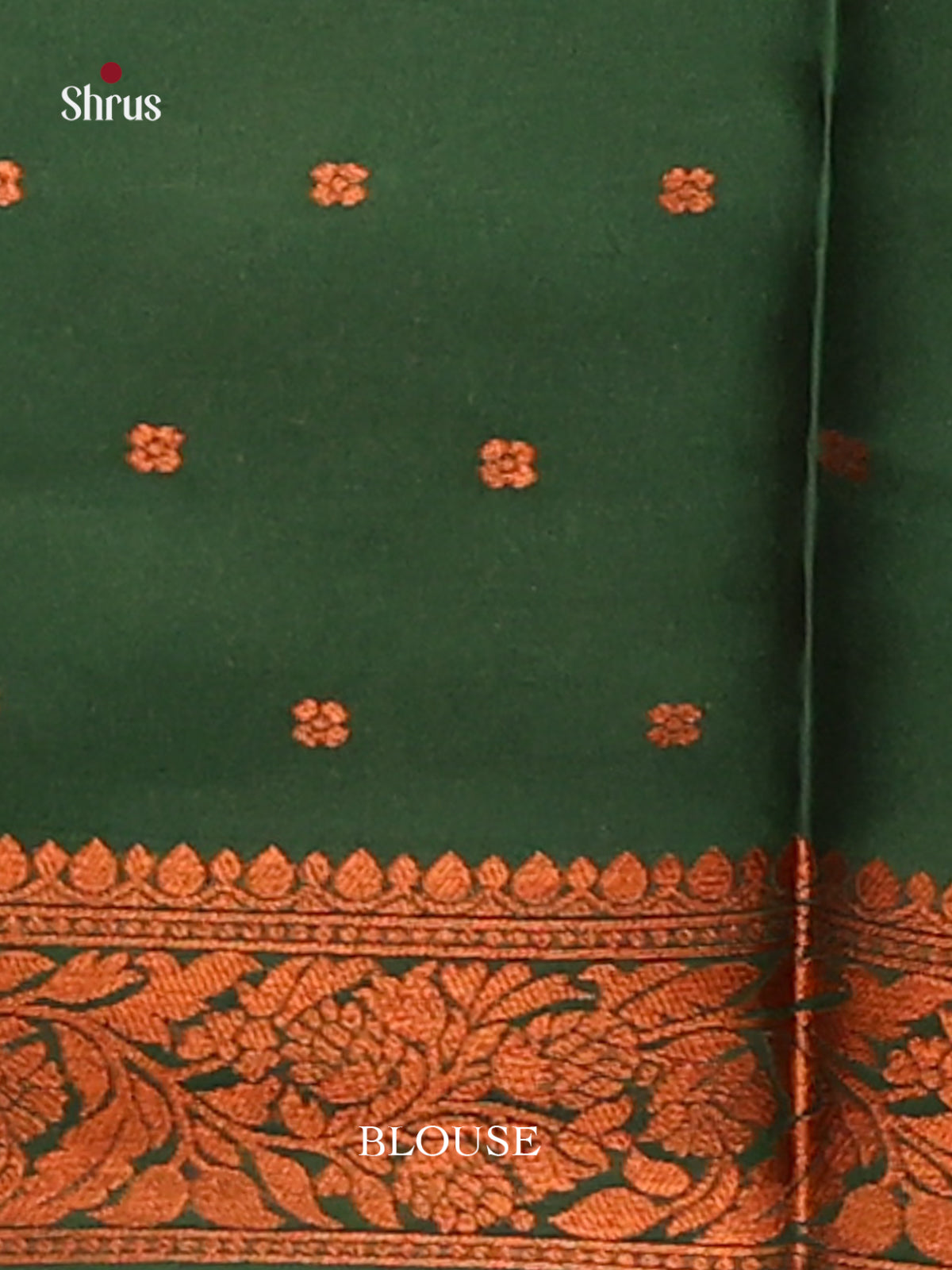 Mustardy Green Semisoft silk Saree with zari woven paisleys motifs , contrast Green floral buttas brocade - Shop on Shrus.com
