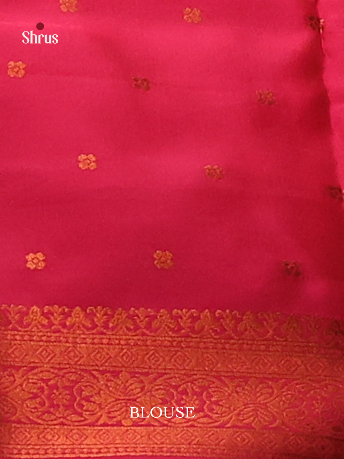 Delightful Green Borderless Semisoft silk Saree zari woven floral motifs, Maroon butta blouse - Shop on Shrus.com