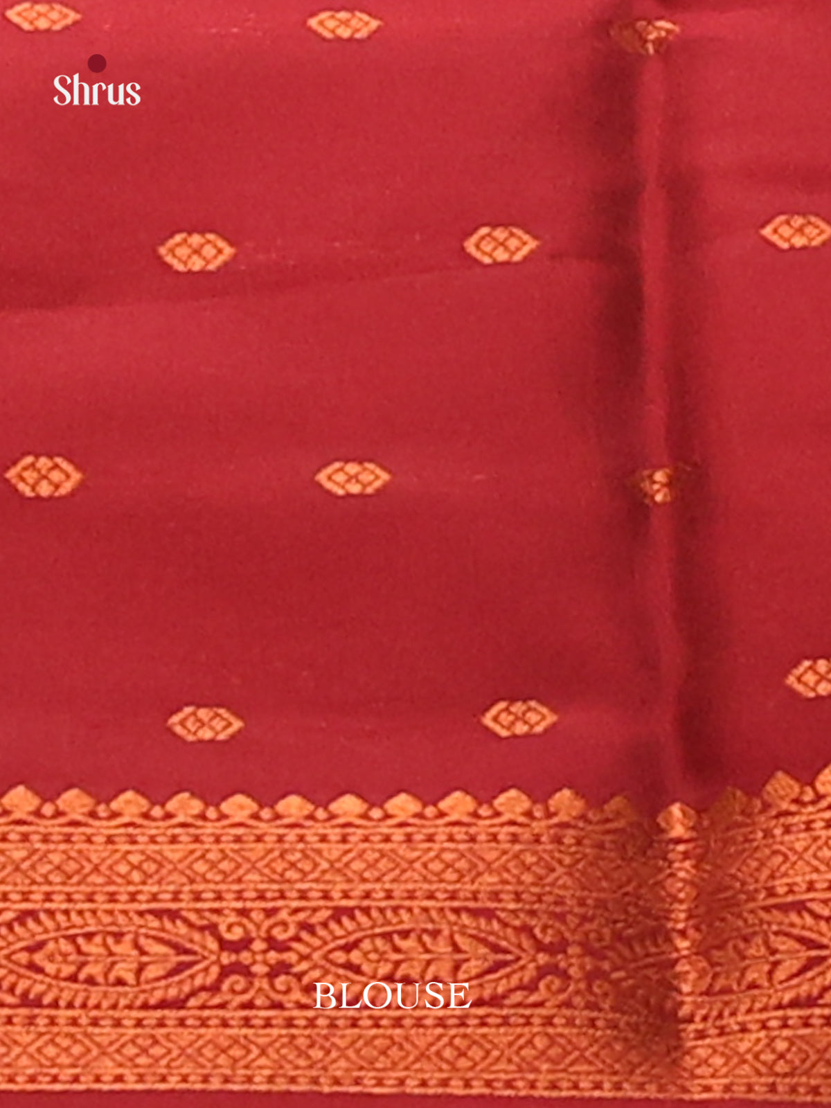 Classic Blue Semisoft silk Saree with gold zari floral motifs ,Maroon Zari brocade Pallu - Shop on Shrus.com