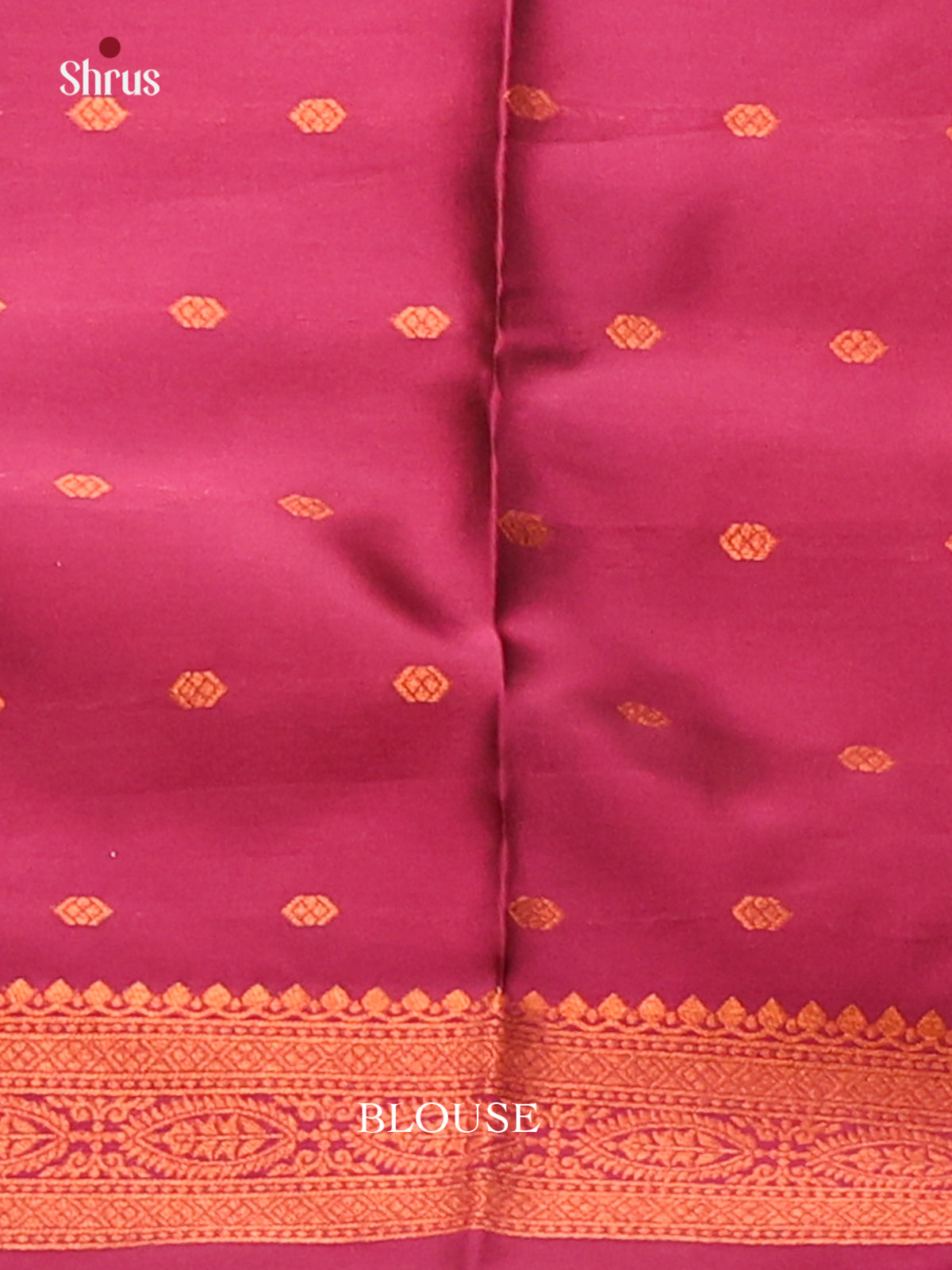 Blue with Maroon - Semisoft silk Saree - Shop on Shrus.com