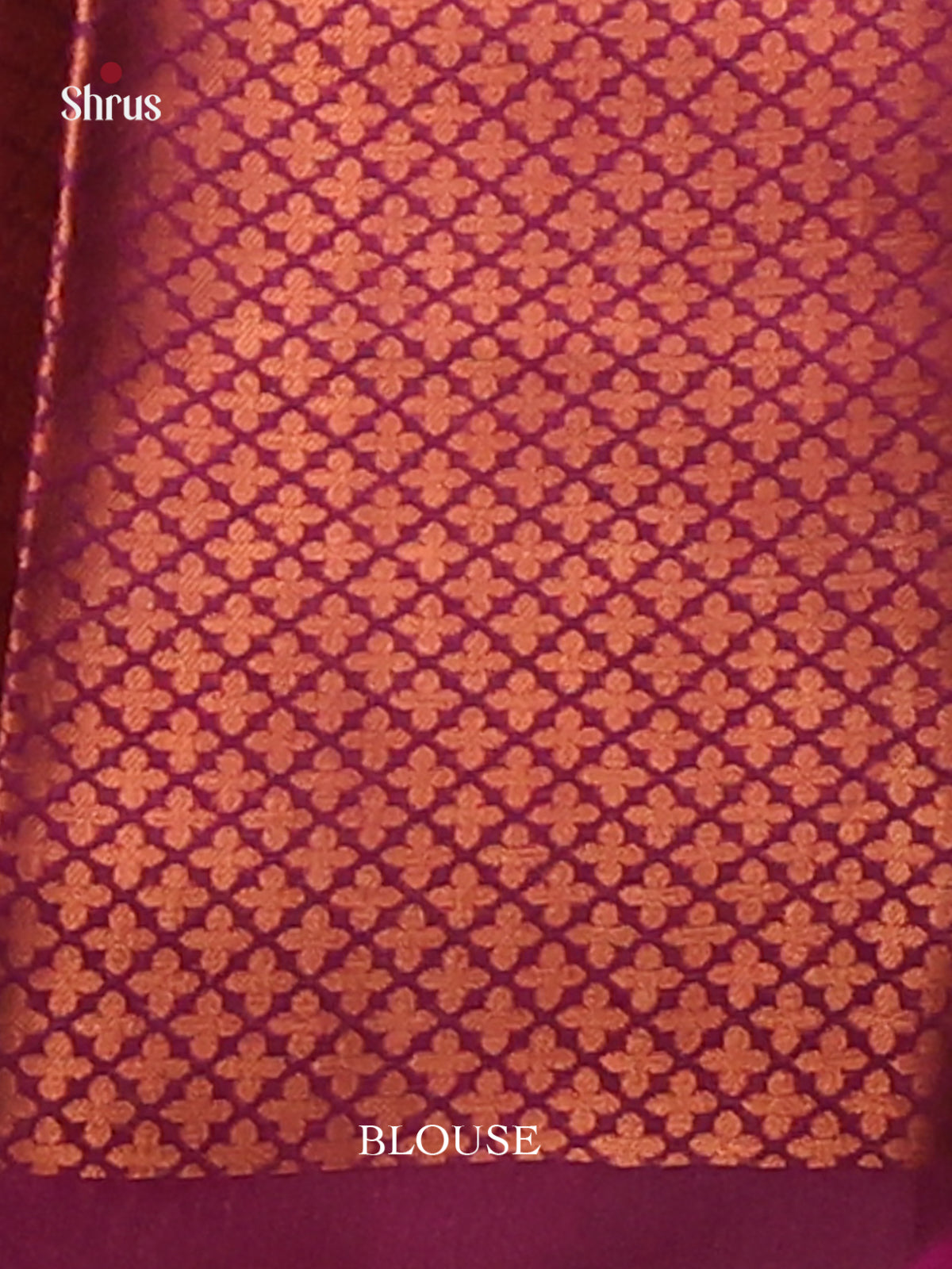 Rich Blue Semisoft silk Saree with gold Zari Paisleys motifs , Majenta brocade blouse, pallu - Shop on Shrus.com