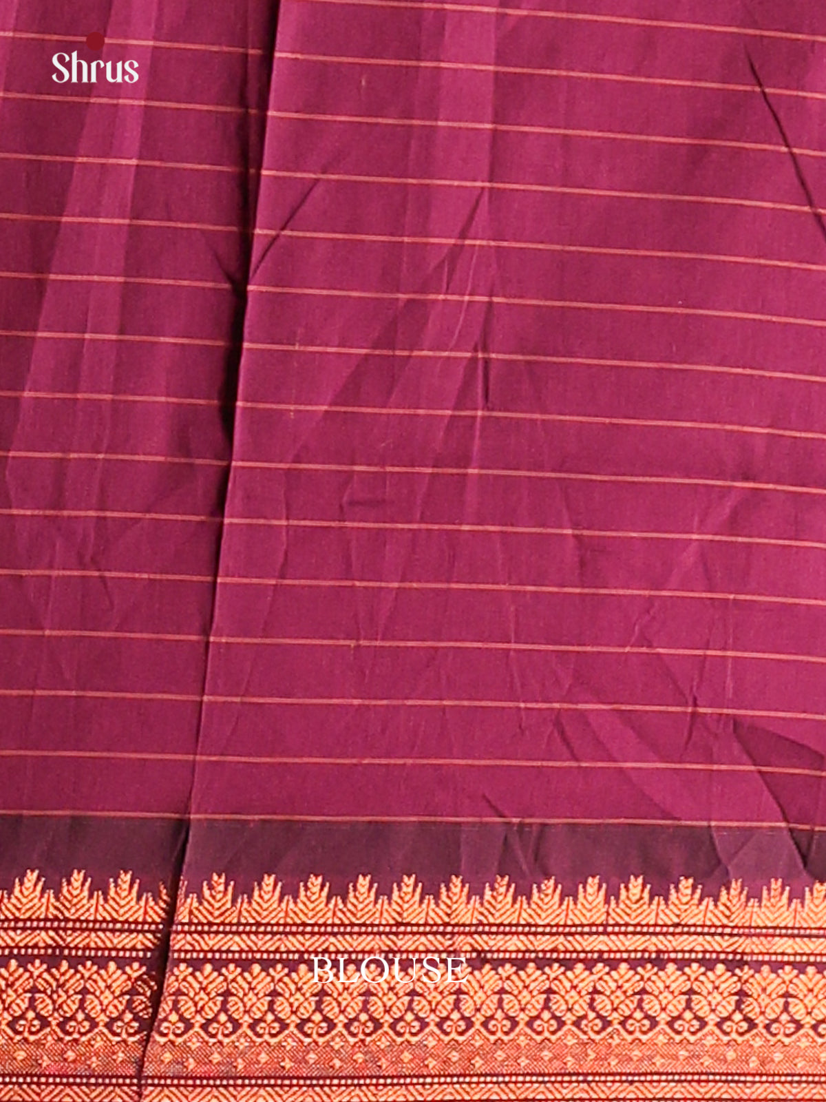 Purple - Kalyani Cotton Saree - Shop on Shrus.com