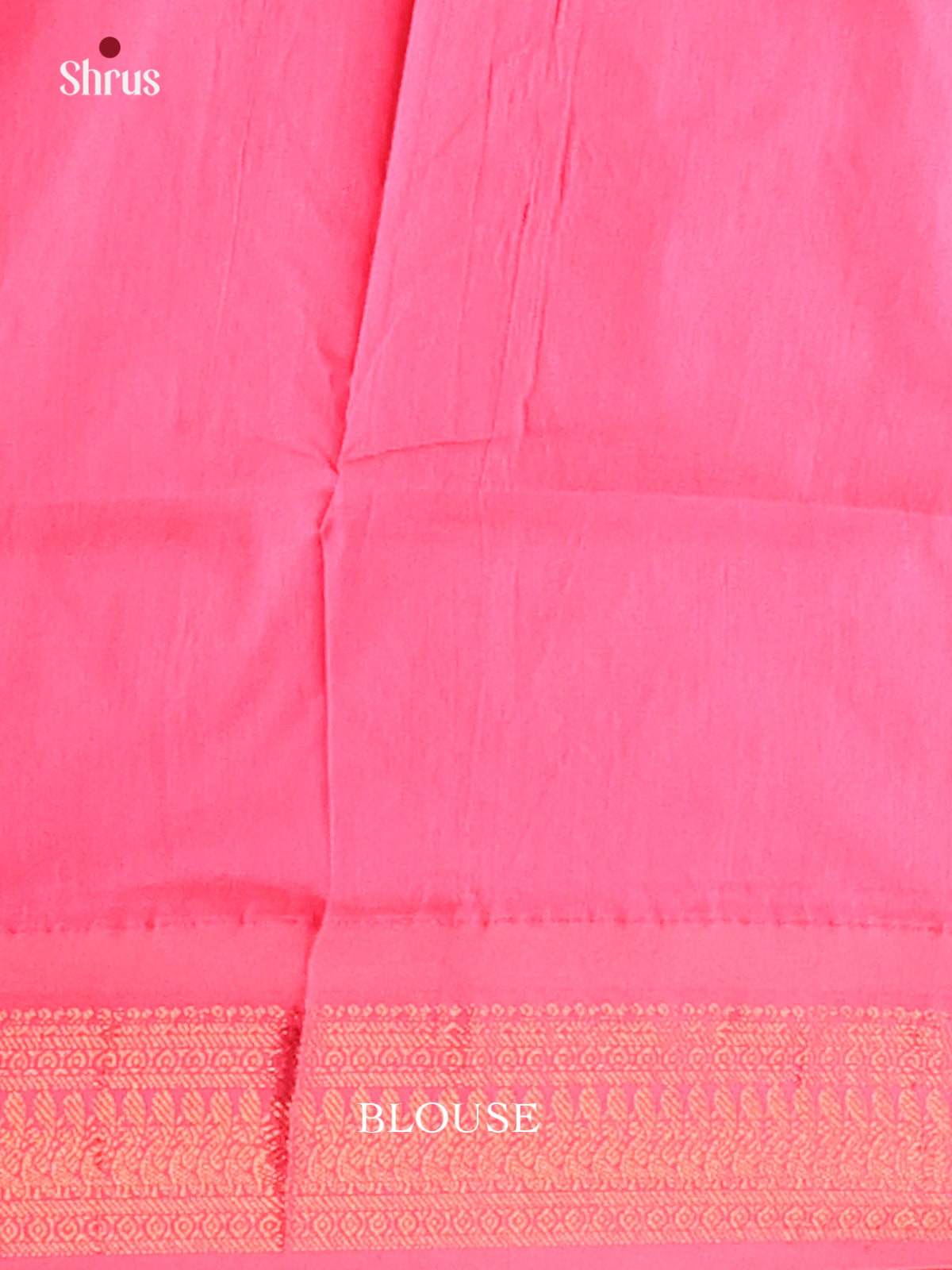 Serene Green Kalyani Cotton Saree with Pink Zari Border & Woven Zari Pallu - Shop on Shrus.com