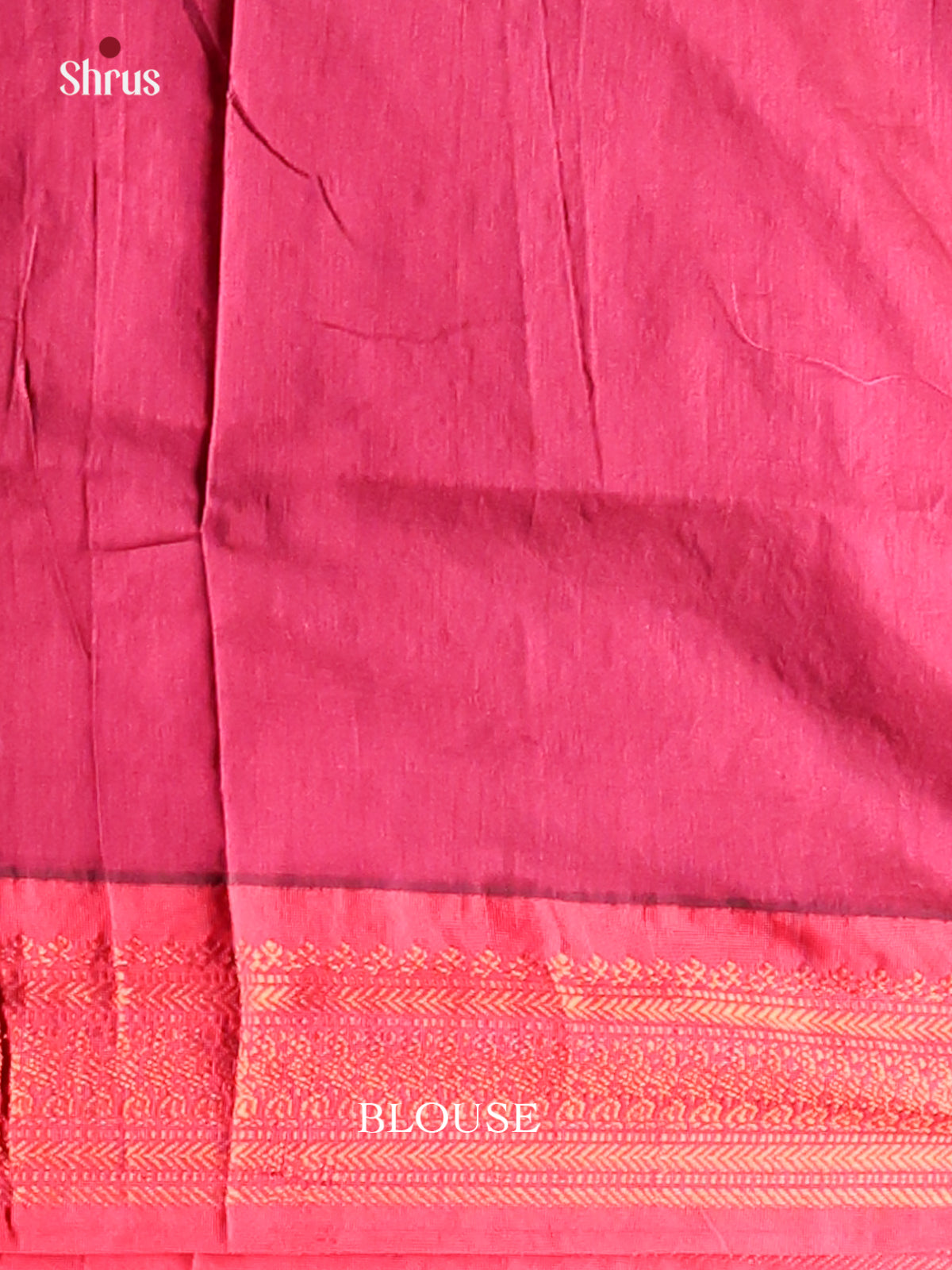 Blue with Majenta - Kalyani Cotton Saree - Shop on Shrus.com