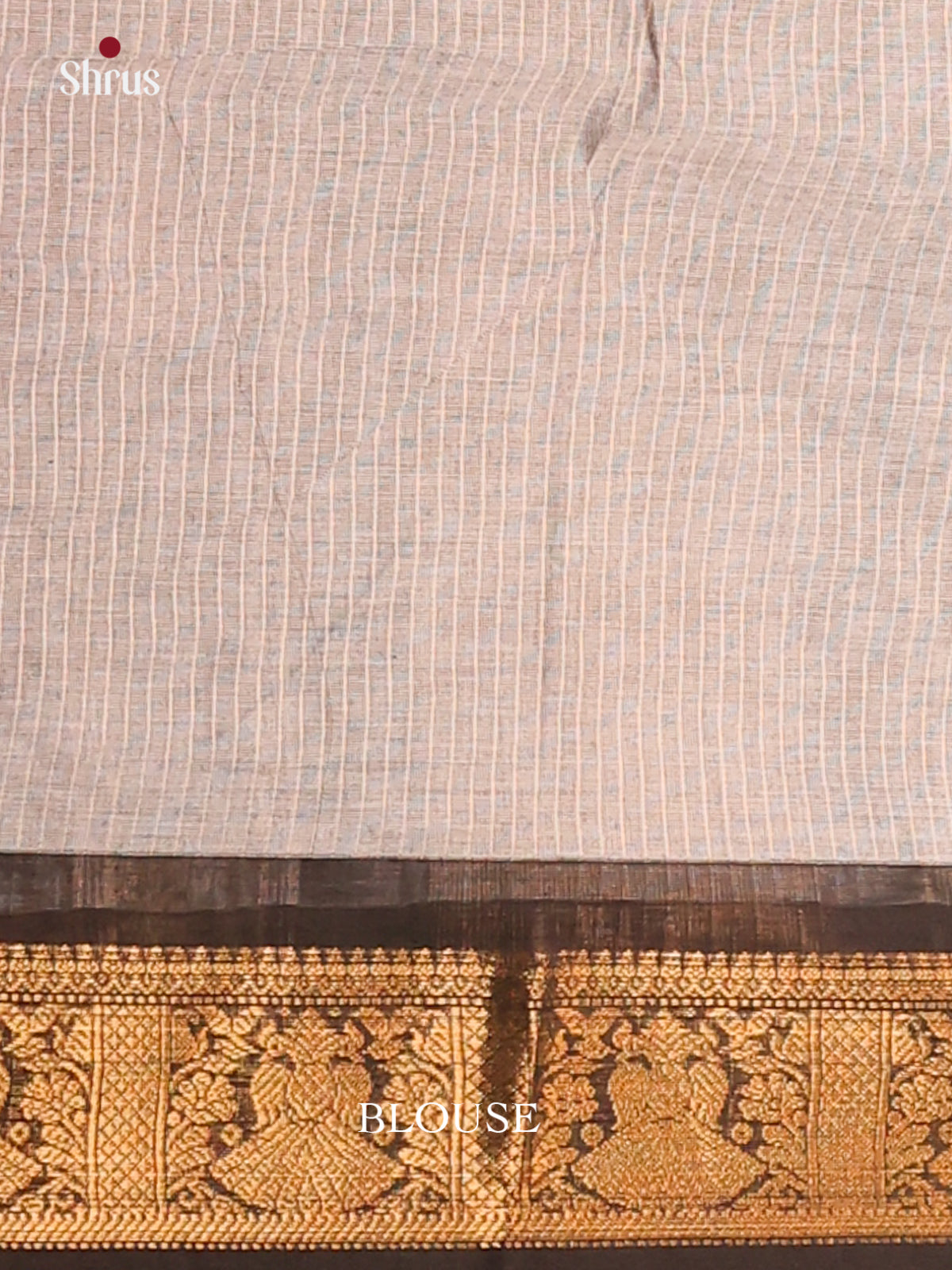 Grey with Black - Chettinad Cotton Saree - Shop on Shrus.com