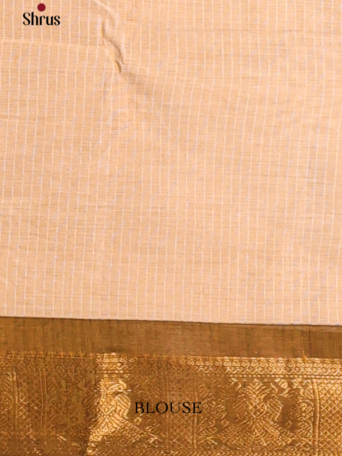 Cream with Churney Green - Chettinad Cotton Saree - Shop on Shrus.com