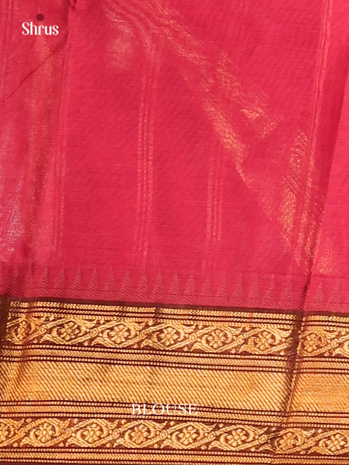 Maroon with Brown - Chettinad Cotton Saree - Shop on Shrus.com