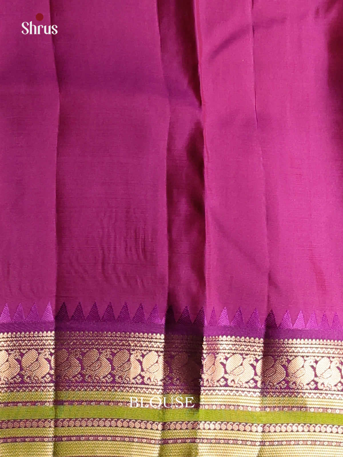 Charming Pink Kanchipuram Silk Saree with zari buttas & Brocade Pallu - Shop on Shrus.com