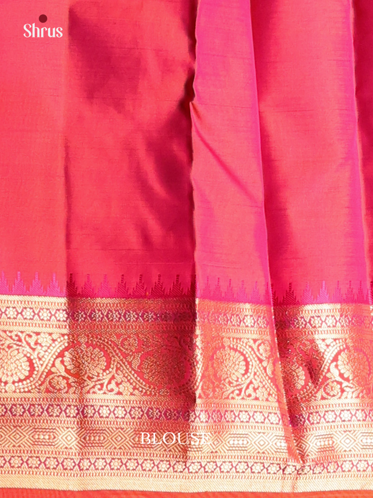 Classy Green Kanchipuram Silk Saree with gold zari buttas & paisleys brocade pallu-2