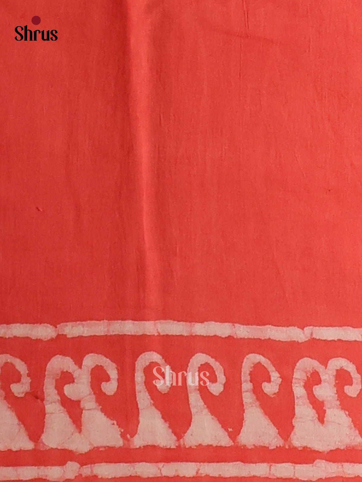 Peachish Pink- Jaipur cotton Saree - Shop on Shrus.com