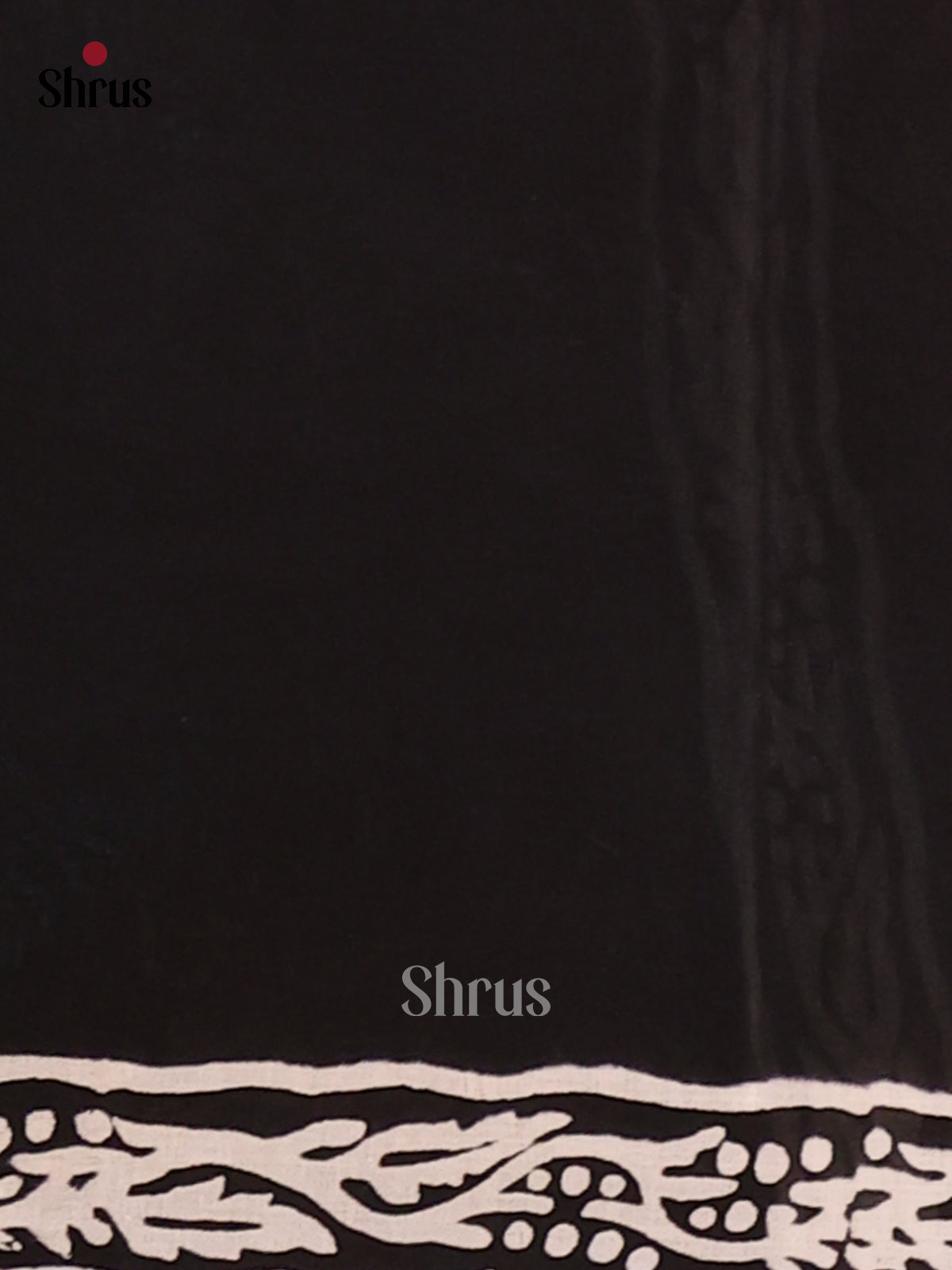 Black - Jaipur cotton Saree - Shop on Shrus.com