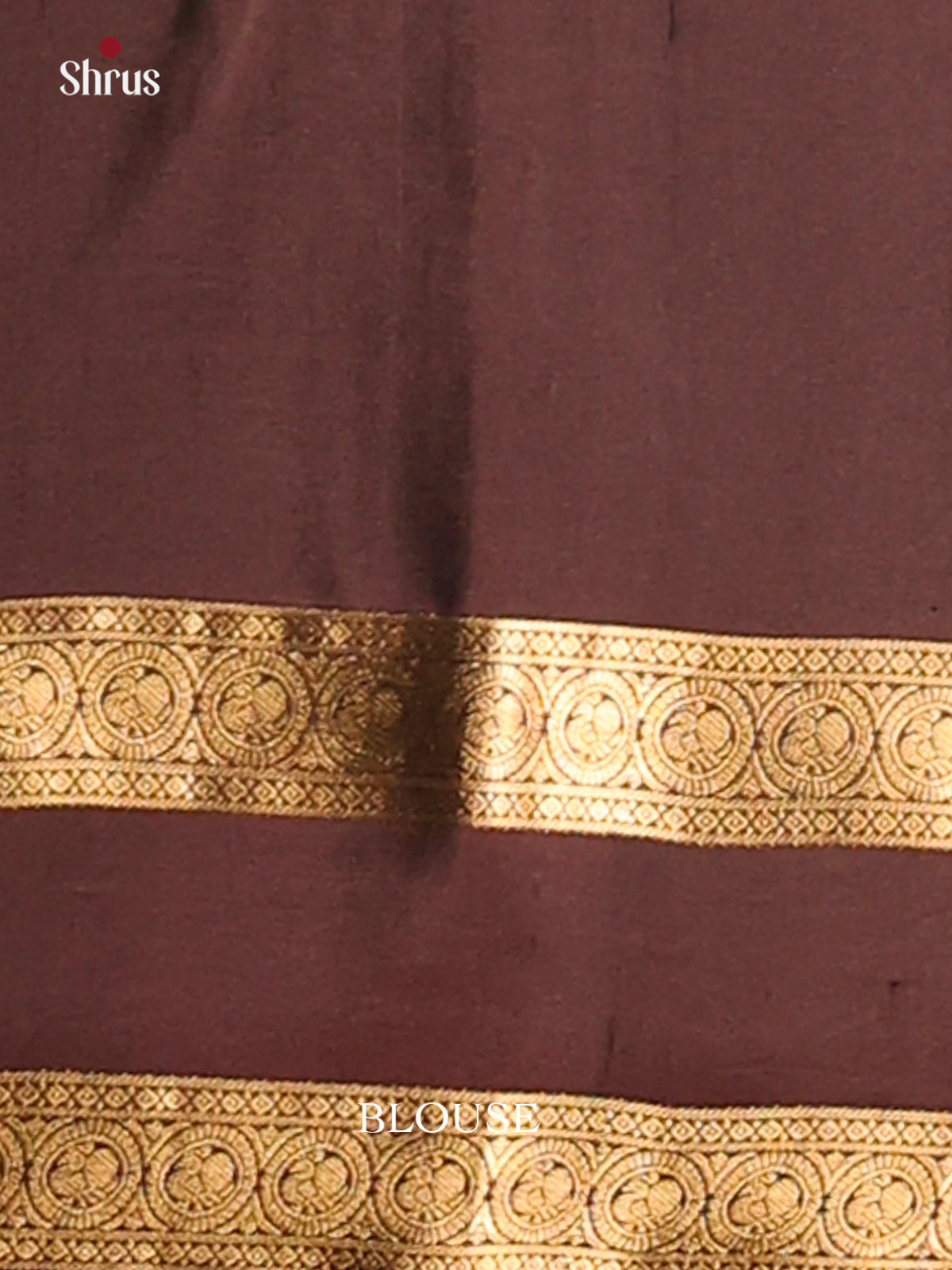 Dazzling Blue & Brown Soft Silk Saree with Vaira oosi checks & contrast Rettaipet Border - Shop on Shrus.com