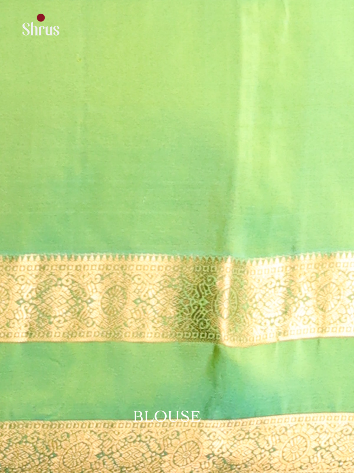 Classic Lime Green & Green Soft Silk Saree gold zari checks , rettaipet Border - Shop on Shrus.com