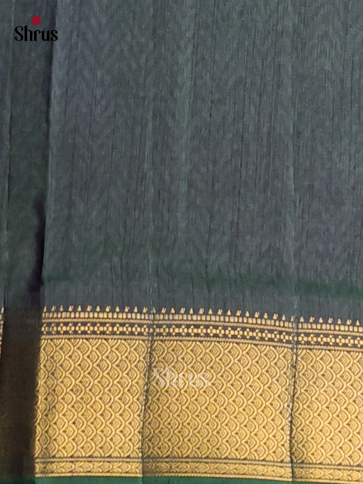 Teal with Green - Semi Patola Saree - Shop on Shrus.com