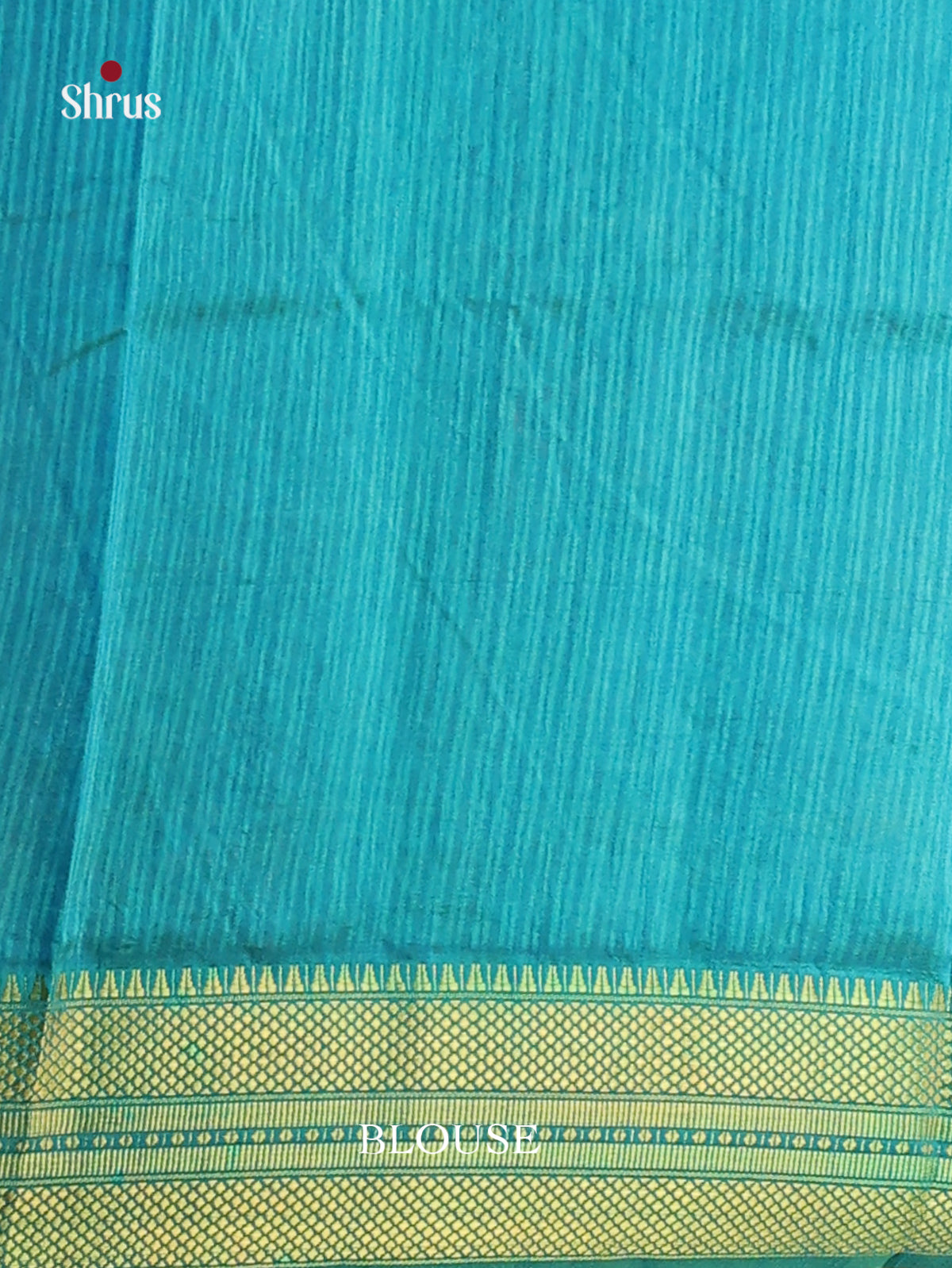 Green with Blue - Semi Patola Saree - Shop on Shrus.com