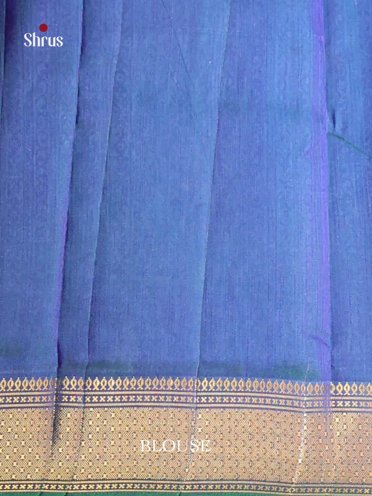 Green with Blue - Semi Patola Saree - Shop on Shrus.com