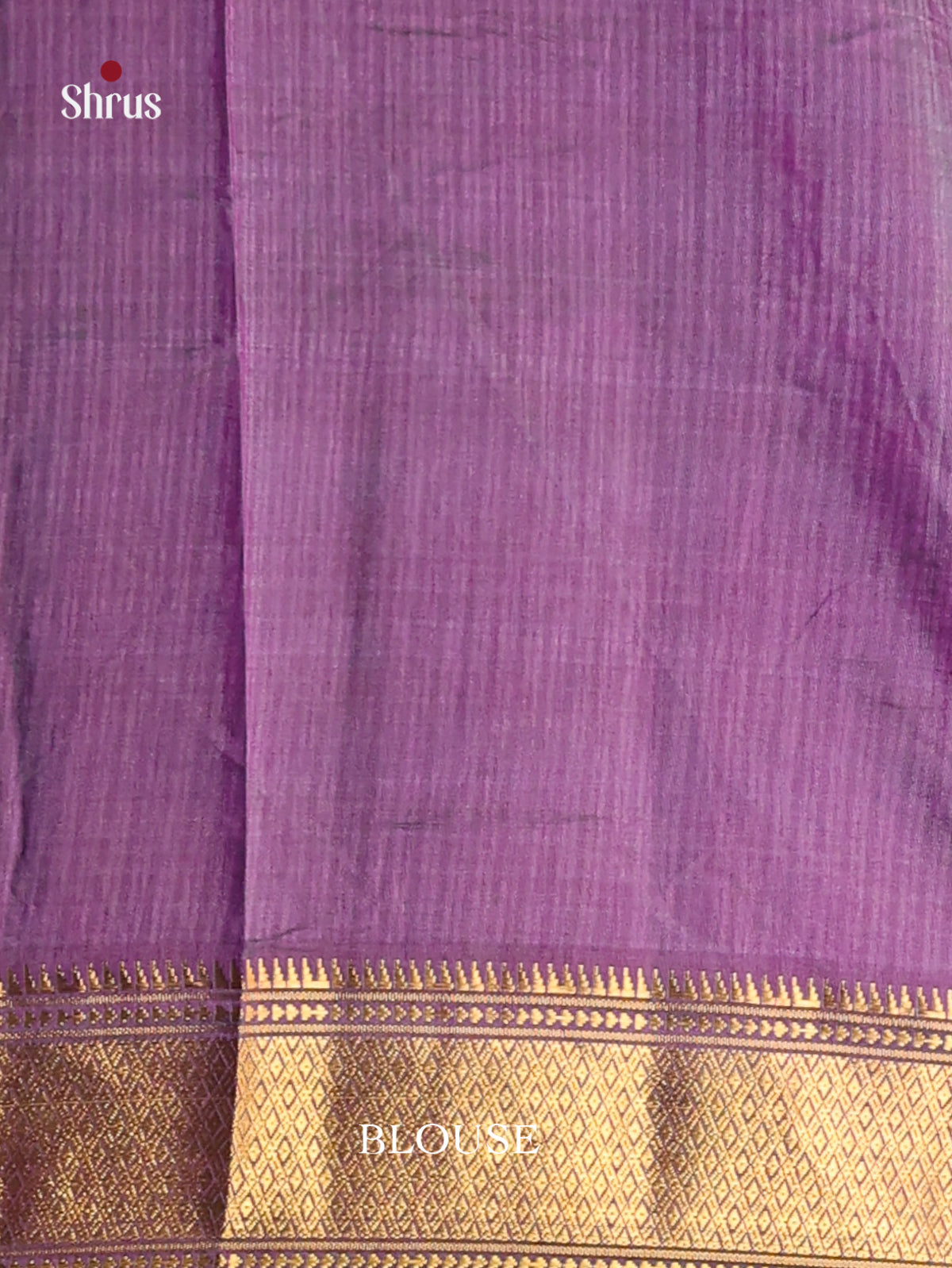 Blue with Purple - Semi Patola Saree - Shop on Shrus.com