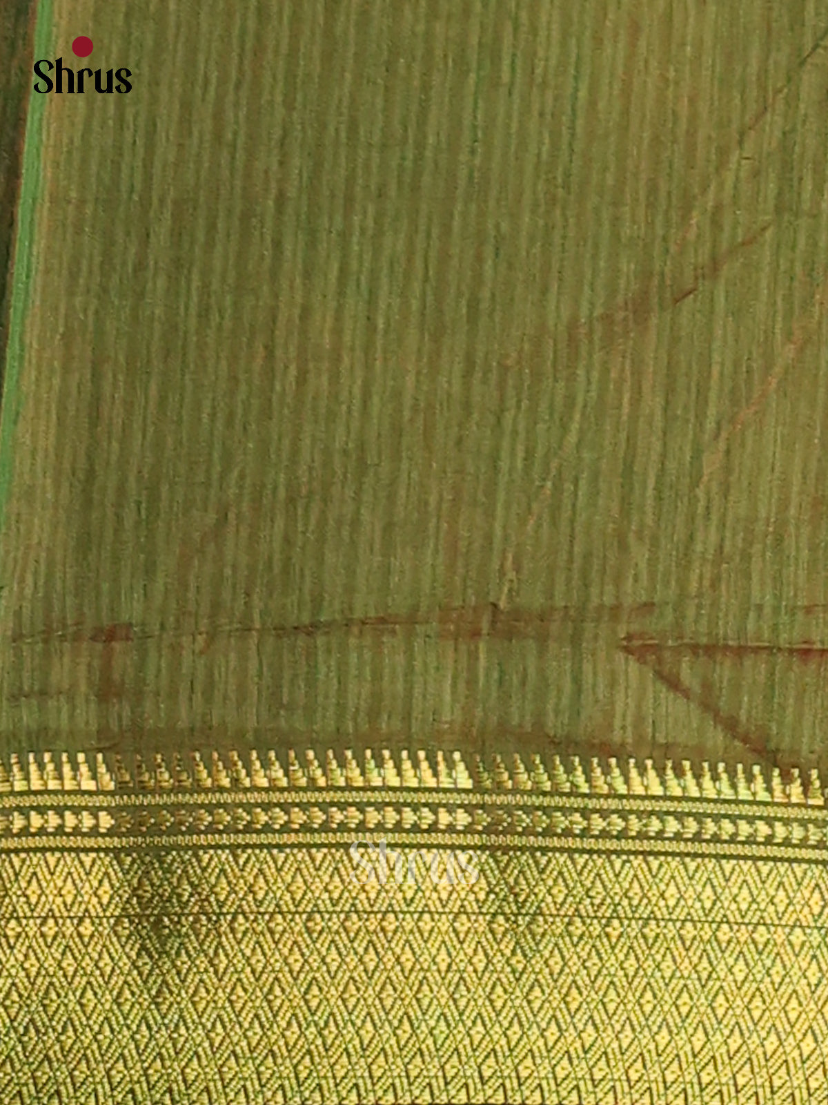 Purple with Green - Semi Patola Saree - Shop on Shrus.com