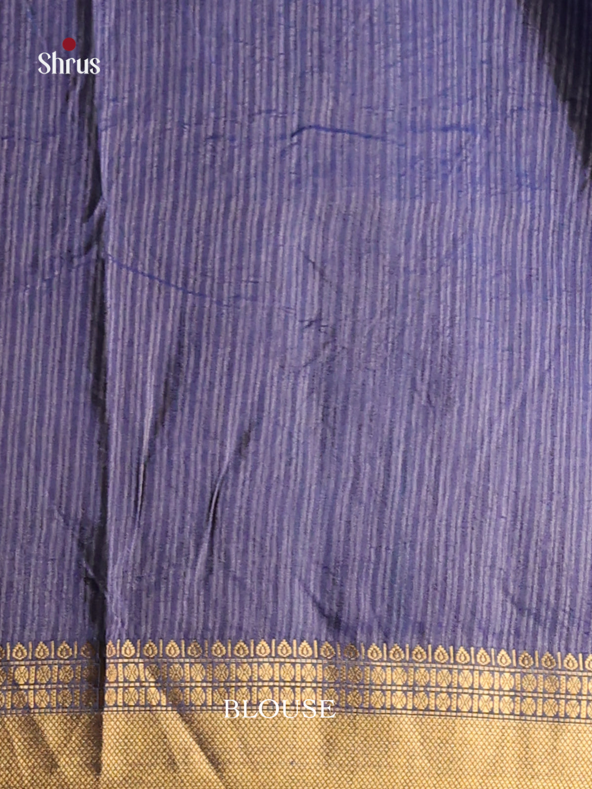 Blue - Semi Patola Saree - Shop on Shrus.com