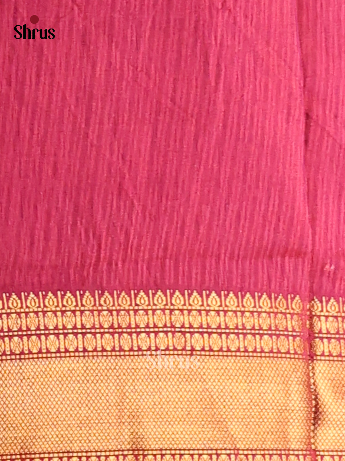 Maroon - Semi Patola Saree - Shop on Shrus.com