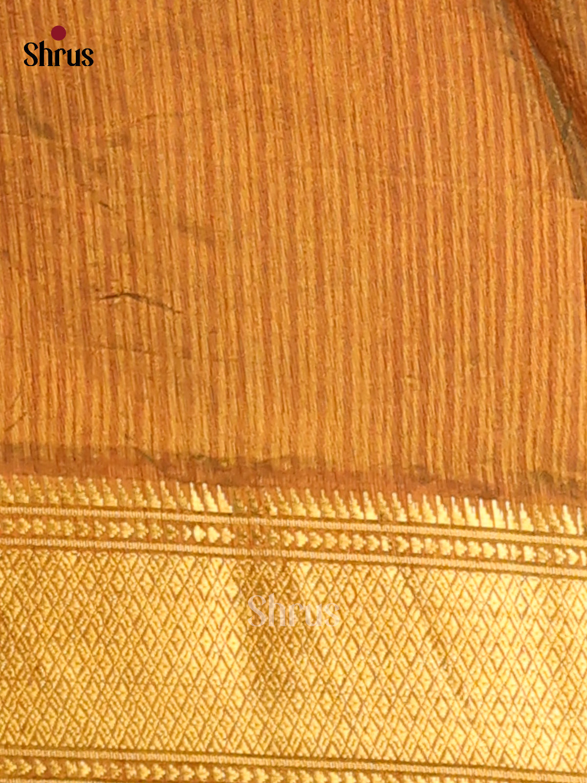 Green with Mustard - Semi Patola Saree - Shop on Shrus.com