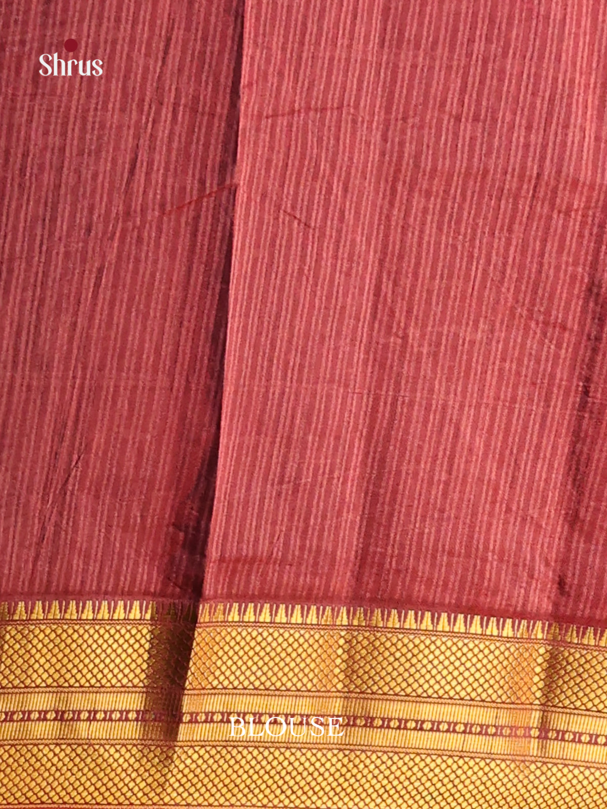Maroon - Semi Patola Saree - Shop on Shrus.com