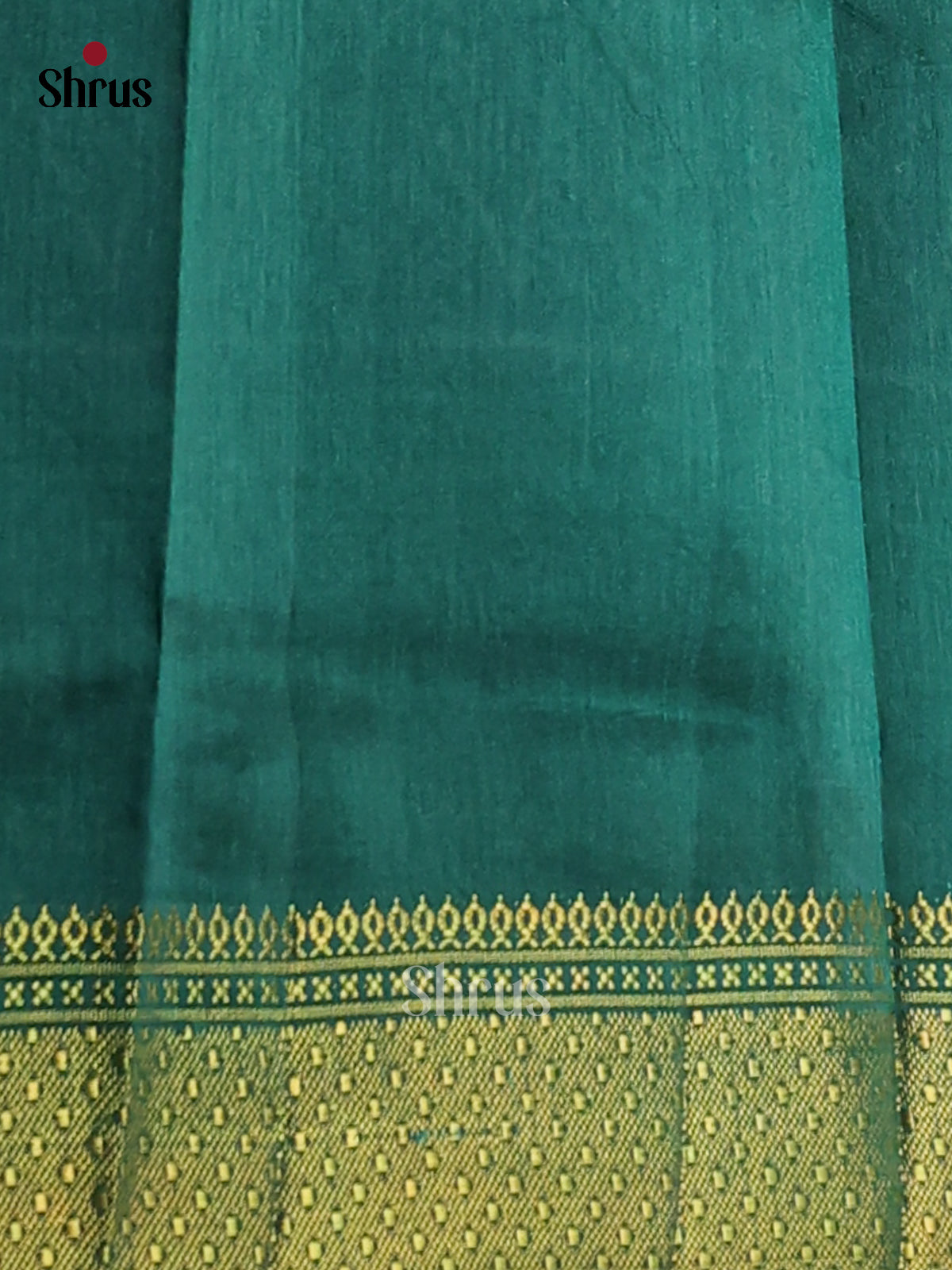 Blue with Green- Semi Patola Saree - Shop on Shrus.com