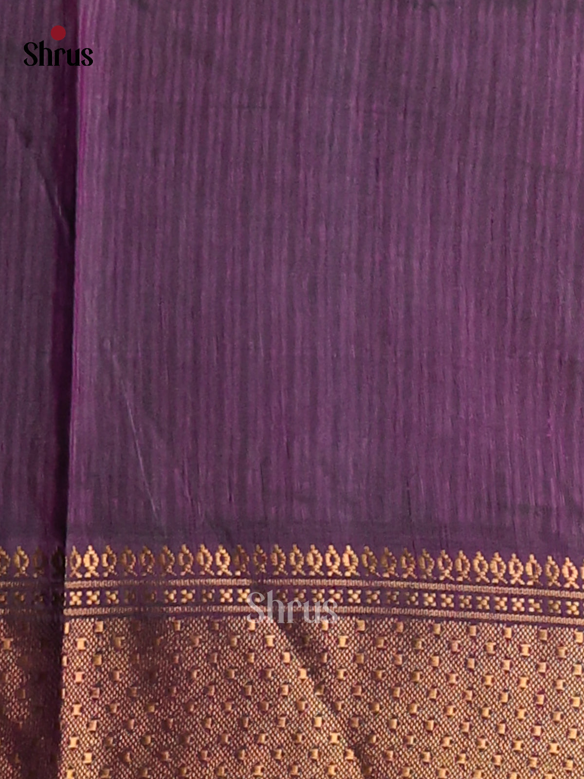 Blue with Purple- Semi Patola Saree - Shop on Shrus.com