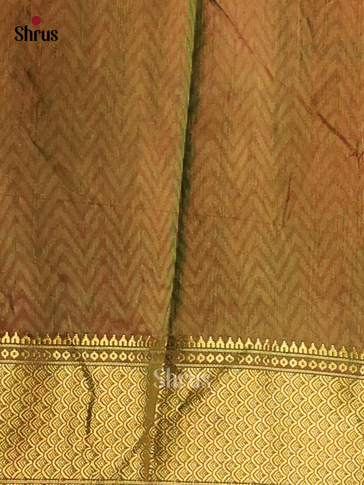 Pink with Green - Semi Patola Saree - Shop on Shrus.com