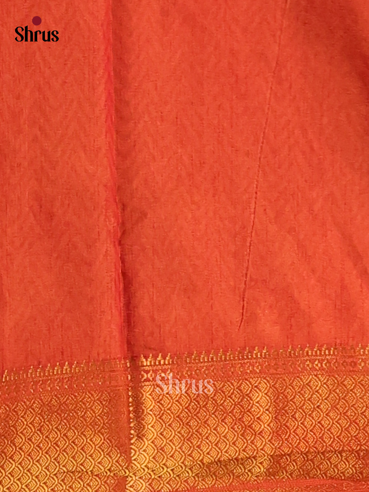 Grey with Orange- Semi Patola Saree - Shop on Shrus.com